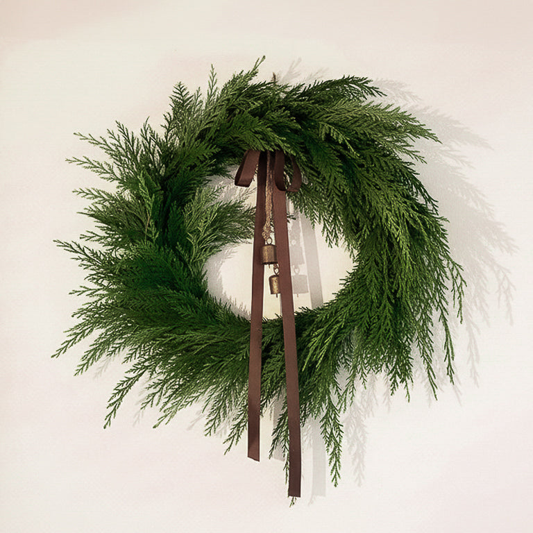 (Pre-Order) 20" Fresh Cedar Wreath