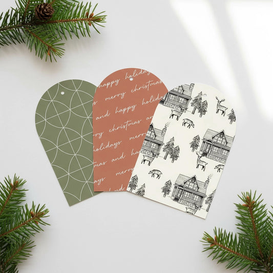Holiday Colors Gift Tag Pack