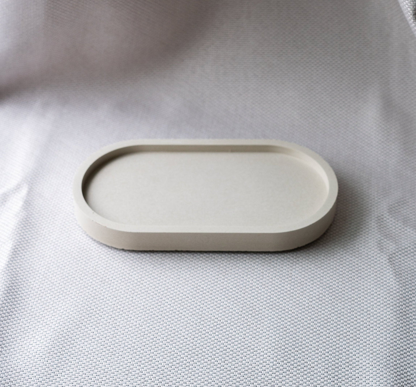 Cement Tray in Ivory
