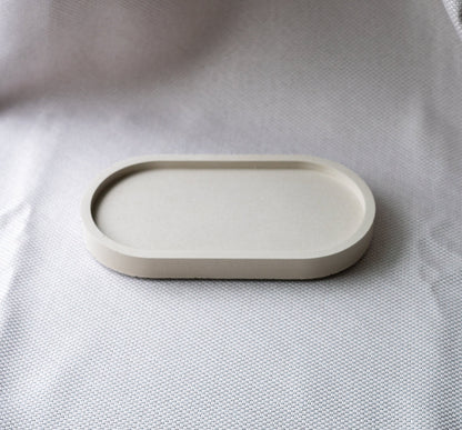 Cement Tray in Ivory